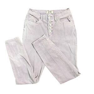 We The Free Sun Chaser Button Fly High Waist Lavender Cords 26